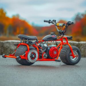 Alternative view of 2024 “Orange version ” Mini Bike ( 2 Wheeler )