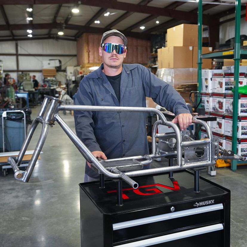 Inside The Garage Vlog Store workshop in Sanford, Florida